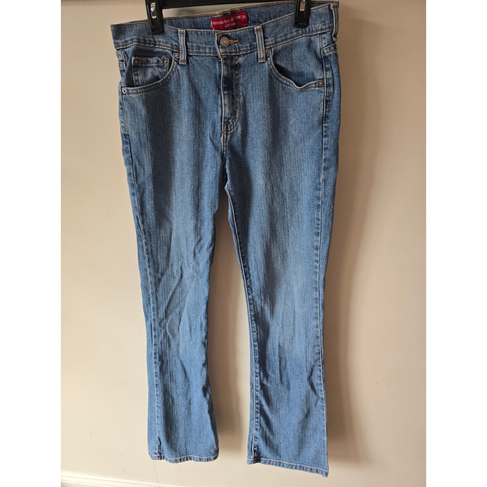 Levis 515 Nouveau Boot Cut Stretch Jeans Medium Wash Low Rise 10 MIS L